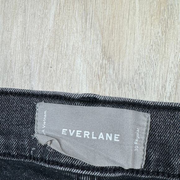 Everlane High Rise Gray Wash Denim Casual Stretch Chic Everyday Skinny Jeans 30 - Picture 8 of 13